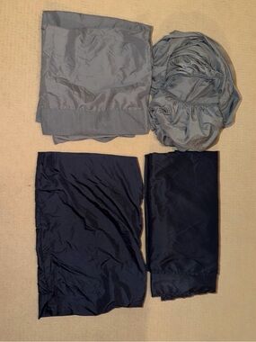 Gray and Black Bedding Set